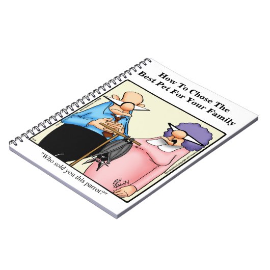 Funny Pet Owner Spaß Notebook Notizblock (Linke Seite)