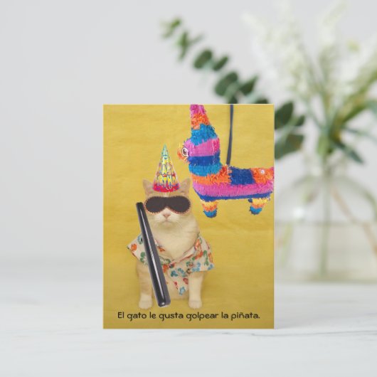 Funny Pet Spanische Postkarten für Spaß oder Unter (Stehend Vorderseite)