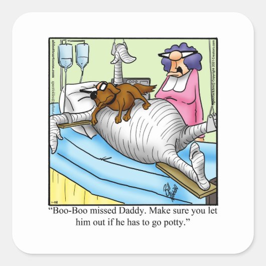 Funny Pet Spaß Stickers (Vorderseite)