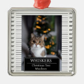 Funny Pet Tasse Shot Ornament Aus Metall (Vorne)