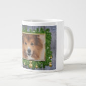 Funny Pet Weihnachts-Foto Jumbo-Tasse (Vorderseite Rechts)