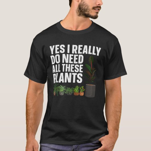 Funny Pflanze Lover Art für Männer Botanischer Gar T-Shirt (Vorderseite)