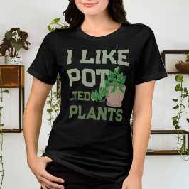 Funny Pflanze Lover I like Topted Pflanze Tri-Blend Shirt