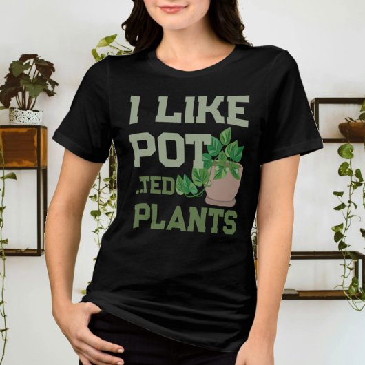 Funny Pflanze Lover I like Topted Pflanze Tri-Blend Shirt