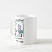 Funny Pflanze Lover Retro Design Kaffeetasse (Vorderseite Links)