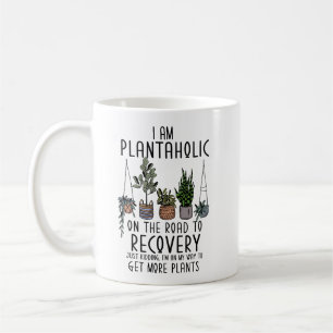 Funny Pflanze Mama Vater Ich bin ein Plantaholic i Kaffeetasse