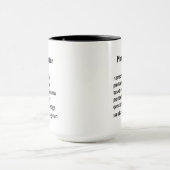 Funny Pflanze Operator Definition Geschenke Tasse (Zentrum)