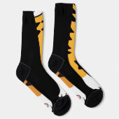 Funny Pfote Kätzchen Bein Feet Socks Knee Tier Socken (Rechts)