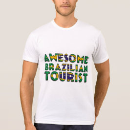 Funny Phantastisch brasilianisches Flag Typografie T-Shirt