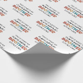 Funny Phantastisch Brother | Geschenk für den best Geschenkpapier (Ecke)