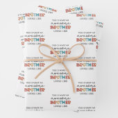 Funny Phantastisch Brother | Geschenk für den best Geschenkpapier Set (Beispiel)