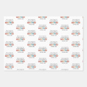 Funny Phantastisch Brother | Geschenk für den best Geschenkpapier Set (Vorderseite)