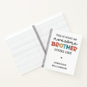 Funny Phantastisch Brother | Geschenk für den best Notizblock (Innenseite)