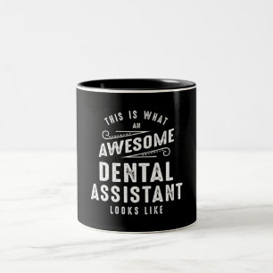 Funny Phantastisch Dental Assistant Job Beruf Zweifarbige Tasse