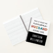 Funny Phantastisch Husband Gips | Bester Husband j Notizblock (Innenseite)