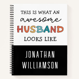 Funny Phantastisch Husband Gips   Bester Husband j Notizblock