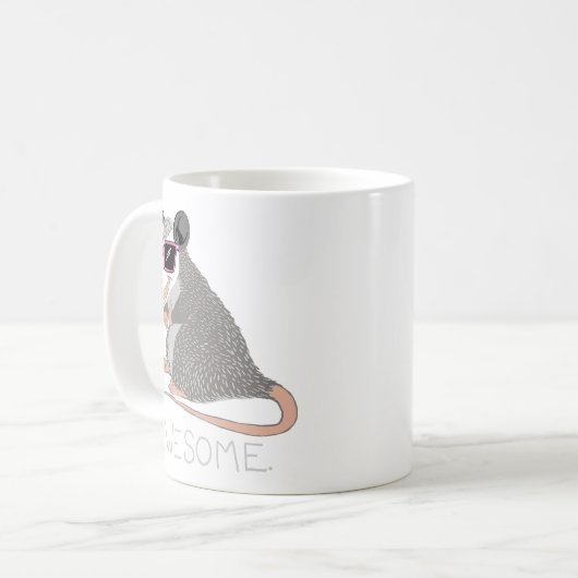 Funny Phantastisch Possum Kaffeetasse (Vorderseite Links)