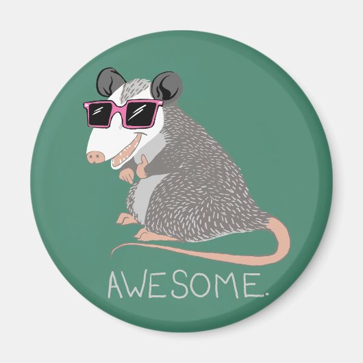 Funny Phantastisch Possum Magnet (Vorne)