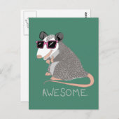Funny Phantastisch Possum Postkarte (Vorne/Hinten)