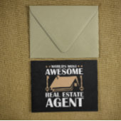 Funny Phantastisch Real Anwesen Agent Zitat Postkarte