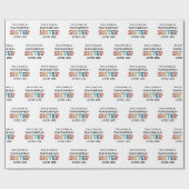 Funny Phantastisch Sister | Geschenke für Beste Sc Geschenkpapier (Flach)