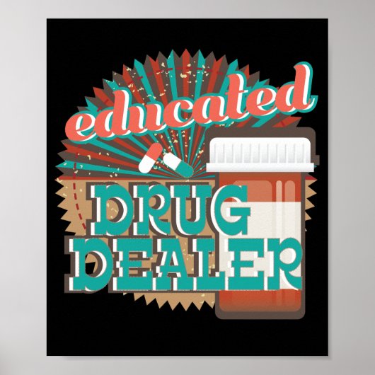Funny Pharmaceutical Pharmacy Tech Gift Poster (Vorne)