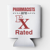 Funny Pharmacist Apotheker sind rx bewertet Dosenkühler (Rückseite)