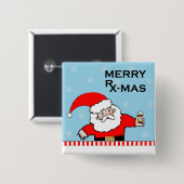 Funny Pharmacist Button (Vorne & Hinten)