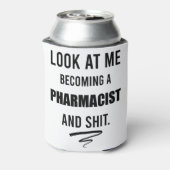 Funny Pharmacist Graduation Party Gift T - Shirt Dosenkühler (Kanne Rückseite)