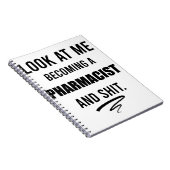 Funny Pharmacist Graduation Party Gift T - Shirt Notizblock (Rechte Seite)