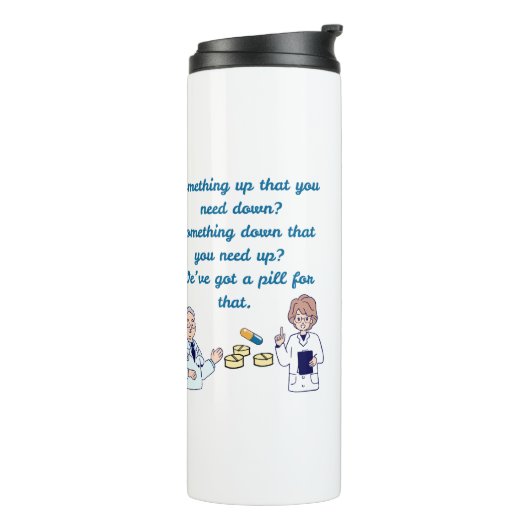 Funny Pharmacist  Thermosbecher (Nach links gedreht)