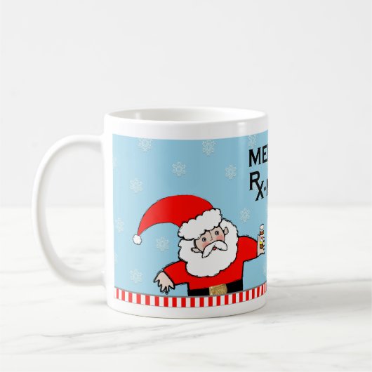 Funny Pharmacist Weihnachten Kaffeetasse (Links)