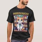 Funny Pharmacy Cat T-Shirt (Vorderseite)