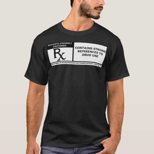 Funny Pharmacy Rated R T-Shirt (Vorderseite)