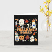Funny Pharmacy Squad Halloween Pharmaceuticals Tec Karte (Gelbe Blume)