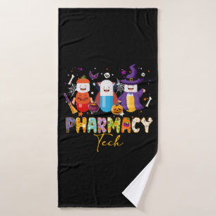 Funny Pharmacy Technician Apotheker Halloween Badehandtuch