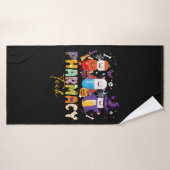 Funny Pharmacy Technician Apotheker Halloween Badehandtuch (Badehandtuch)