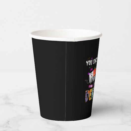 Funny Pharmacy Technician Apotheker Halloween Poli Pappbecher (Rechts)