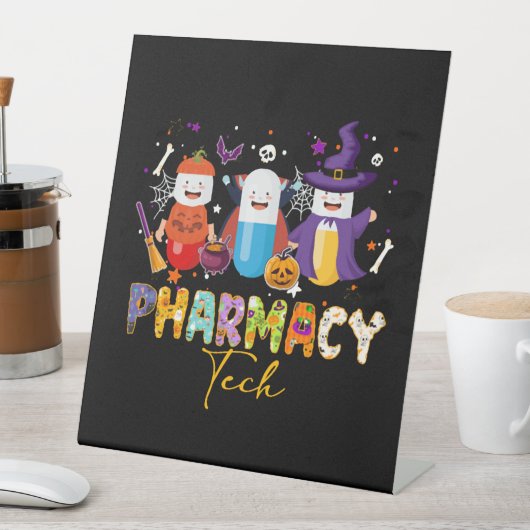 Funny Pharmacy Technician Apotheker Halloween Sockelschild (In Situ)
