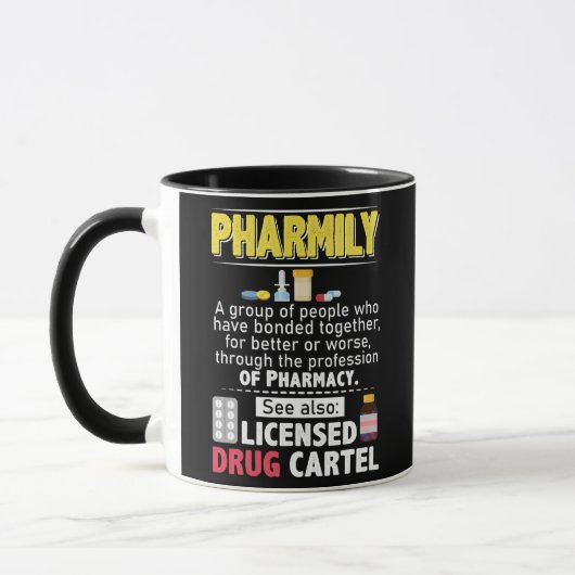 Funny Pharmacy Technician Pharmacist Jokes  Tasse (Links)