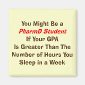 Funny PharmD Student Geschenke Magnet (Vorne)