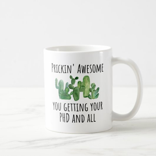 Funny PHD Abschluss Geschenk Idee Kaffeetasse (Rechts)