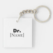 Funny PhD Graduation Pain Hardship Despair Quote Schlüsselanhänger (Rückseite)