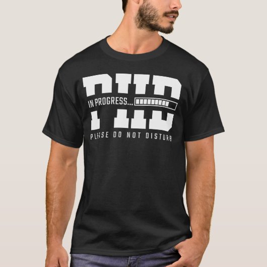 Funny PHD in Progress Doctoral Life Thesis T-Shirt (Vorderseite)