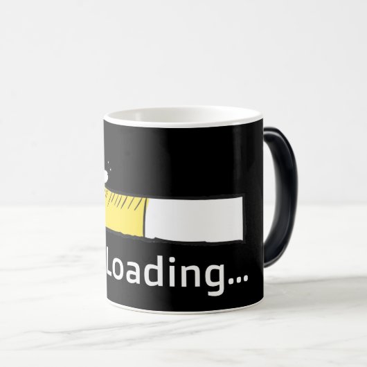 Funny Phd loading mug Verwandlungstasse (VorderseiteRechts)