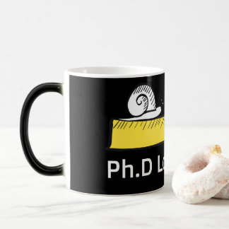 Funny Phd loading mug Verwandlungstasse