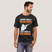 Funny Pheasant Jagd Bier trinken T-Shirt (Vorne ganz)
