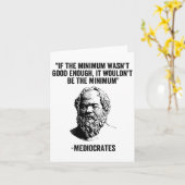 Funny Philosopher Philosophie Zitat für Männer Fra Karte (Gelbe Blume)