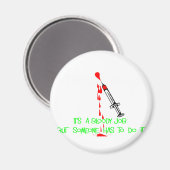 Funny Phlebotomist T - Shirt & Geschenke Magnet (Vorderseite/Rückseite)