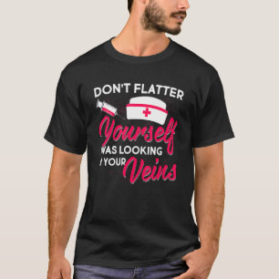 Funny Phlebotomy Nurse Phlebotomist Rn Techniker T-Shirt